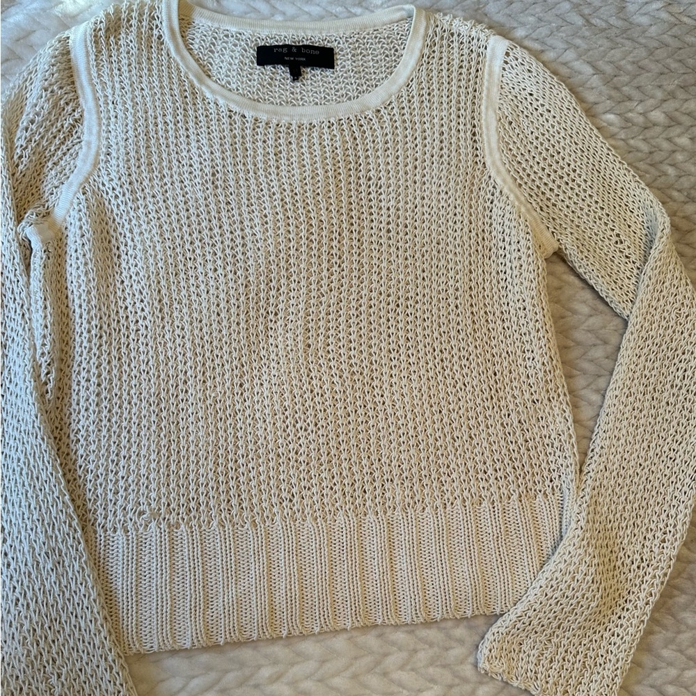 Women’s Rag & Bone cotton blend knit sweater size M